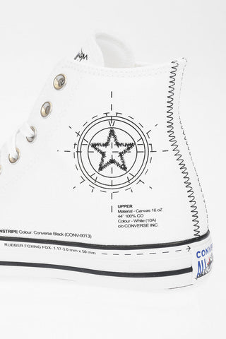 CHUCK TAYLOR ALL STAR Contrasting Printed High Top Sneakers
