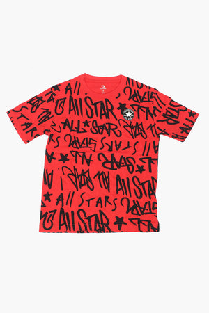 ALL STAR CHUCK T-shirt Crew Neck All-Over Print