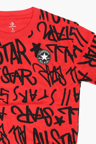 ALL STAR CHUCK T-shirt Girocollo Stampata All Over