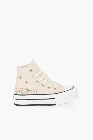 ALL STAR CHUCK TAYLOR canvas EVA high top sneakers with embroideries