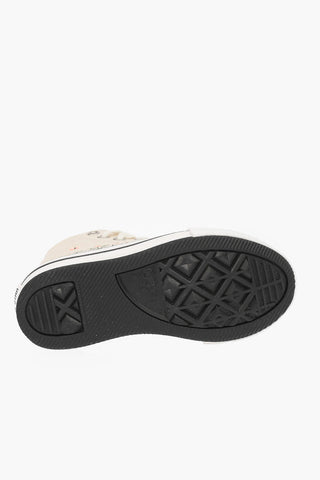 ALL STAR CHUCK TAYLOR canvas EVA high top sneakers with embroideries