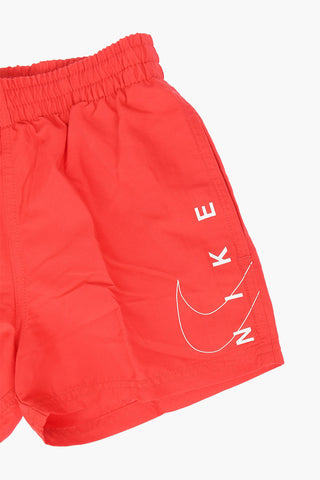 Badeboxer Uni mit 2 Taschen und Elastischem Bund