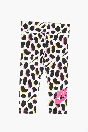 Gemusterte Stretch-Baumwoll-Leggings