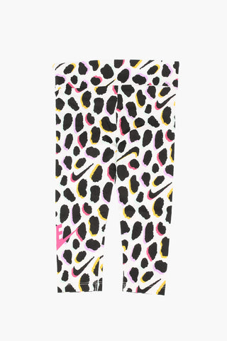 Patterned Stretch Cotton Leggings