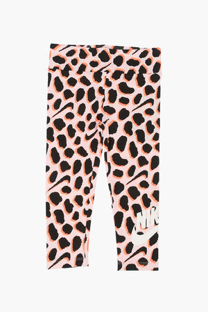 Gemusterte Stretch-Baumwoll-Leggings