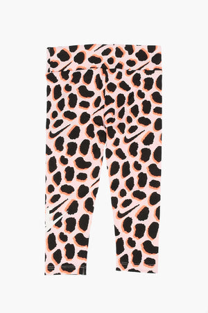 Gemusterte Stretch-Baumwoll-Leggings