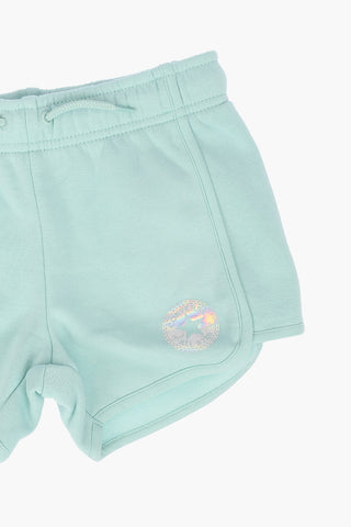 Shorts in Felpa Stampa Logo