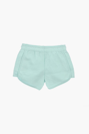 Fleece Shorts with Logo Print