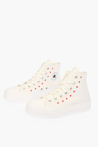 ALL STAR CHUCK TAYLOR Embroidered Fabric high top Sneakers