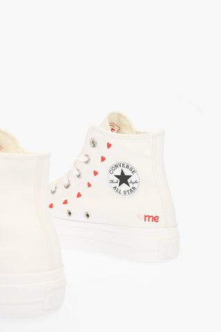 ALL STAR CHUCK TAYLOR Embroidered Fabric high top Sneakers