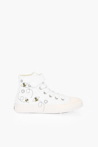 ALL STAR CHUCK TAYLOR bees printed canvas high top sneakers