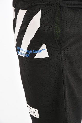 front printed mesh shorts