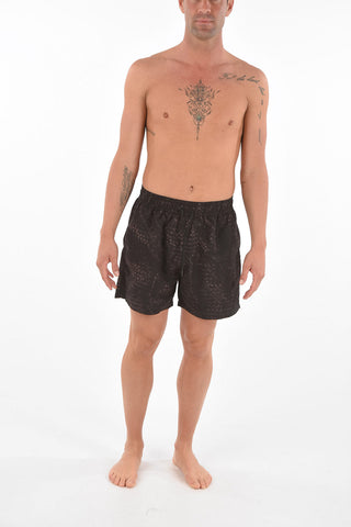 Python Printed Swim Shorts