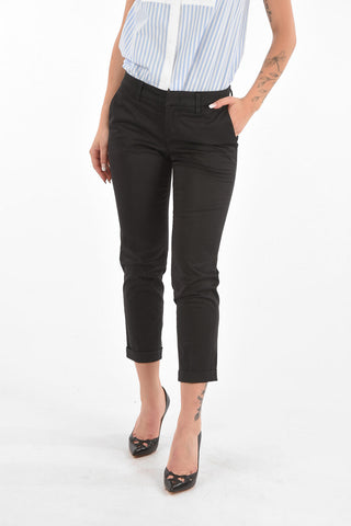 Pantaloni Chino con Orlo con Risvolto