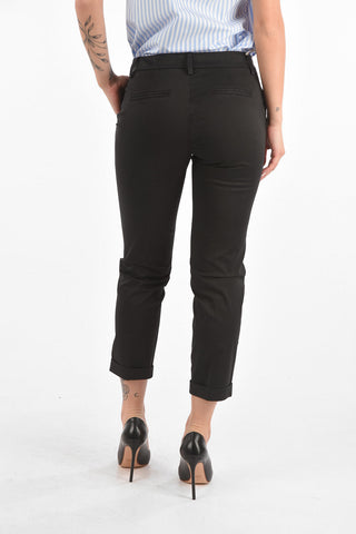 Pantaloni Chino con Orlo con Risvolto