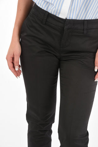Pantaloni Chino con Orlo con Risvolto