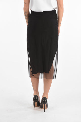 PHLEGETHON Side Split COLLAGE Tulle Longuette