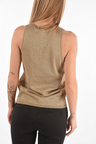 Crew Neck Lurex Top
