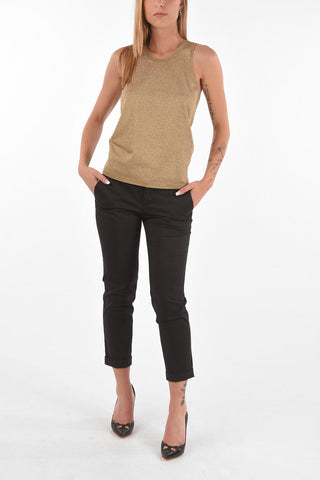 Crew Neck Lurex Top