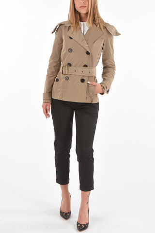 cappotto Chesterfield doppio petto con Cintura