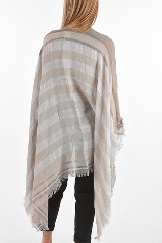 two-tone sequined cape