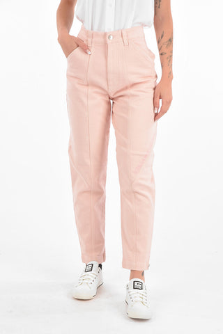 4 Pocket Belt Loop MOM Fit Denim Pants