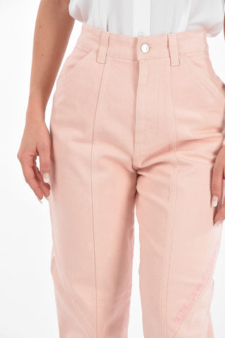 4 Pocket Belt Loop MOM Fit Denim Pants