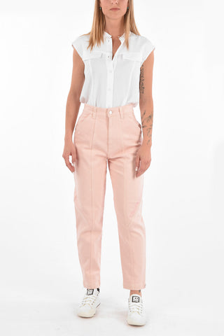 4 Pocket Belt Loop MOM Fit Denim Pants