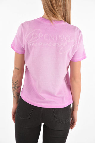 T-Shirt Girocollo in Cotone Tie Dye