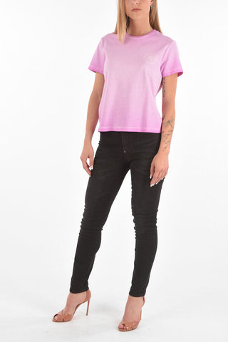 T-Shirt Girocollo in Cotone Tie Dye