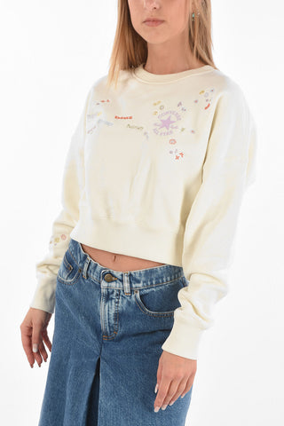Embroidered Crewneck Sweatshirt