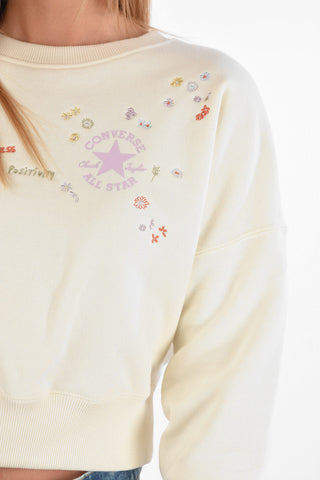 Embroidered Crewneck Sweatshirt