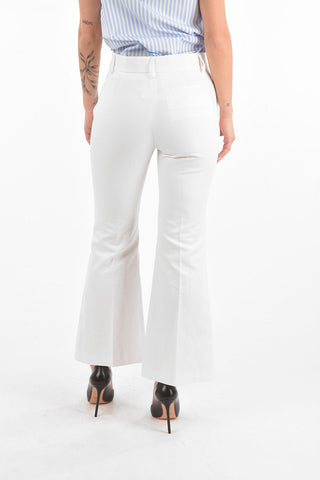 Linen and Cotton Flare Pants