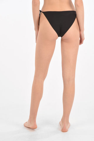 solid color KARL & CHOUPETTE tie-side bikini bottom