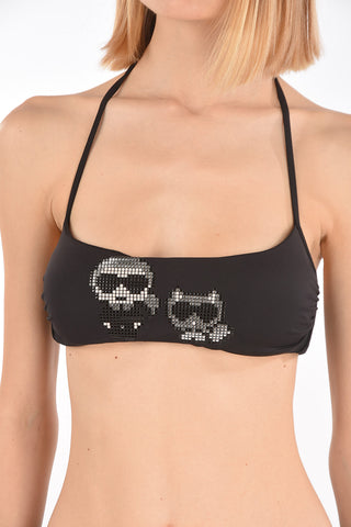 Bandeau  KARL & CHOUPETTE Bikini Top with Studs