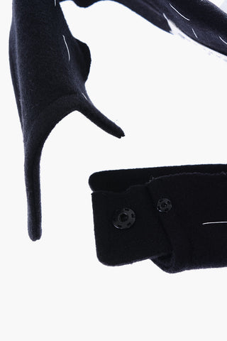 MM10 detachable wool collar