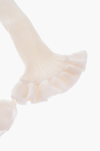 ribbed bootleg with Ruffles
