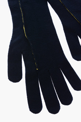 MM6 wool opera gloves