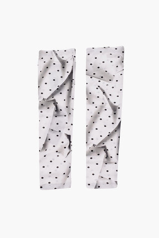 MM6 polka dots stretch muffs