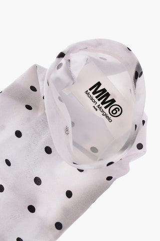 MM6 polka dots stretch muffs