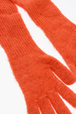 MM6 solid color opera gloves
