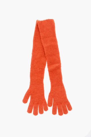 MM6 solid color opera gloves