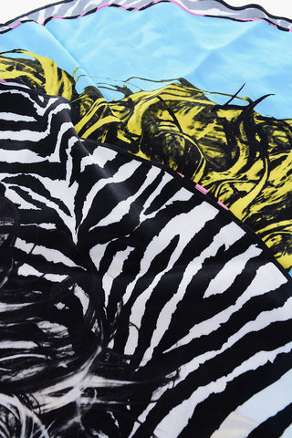 MM6 foulard con motivo animalier