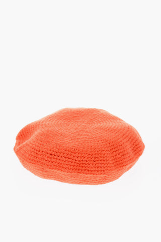 MM6 cappello in maglia a tinta unita