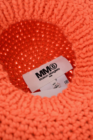 MM6 cappello in maglia a tinta unita