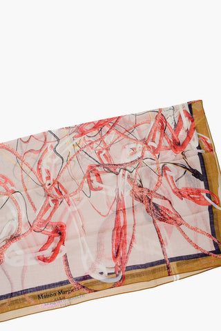 MM0 Patterned Silk and Wool Foulard