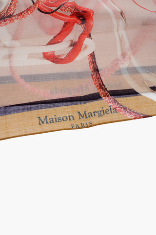 MM0 Patterned Silk and Wool Foulard