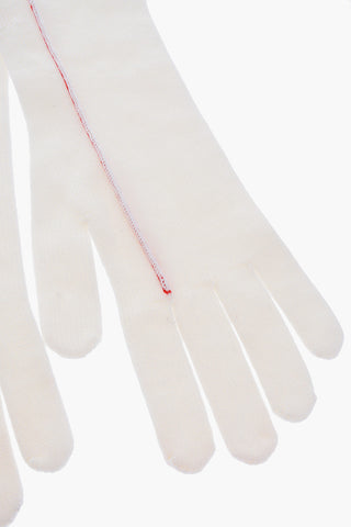 MM6 wool opera gloves