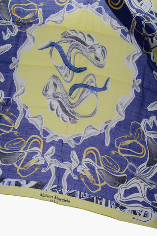 MM0 Patterned Silk and Wool Foulard