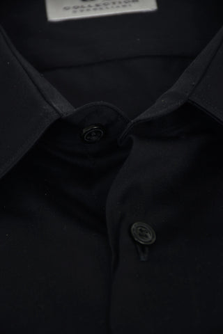 CC COLLECTION Poplin Cotton Shirt with Classic Collar